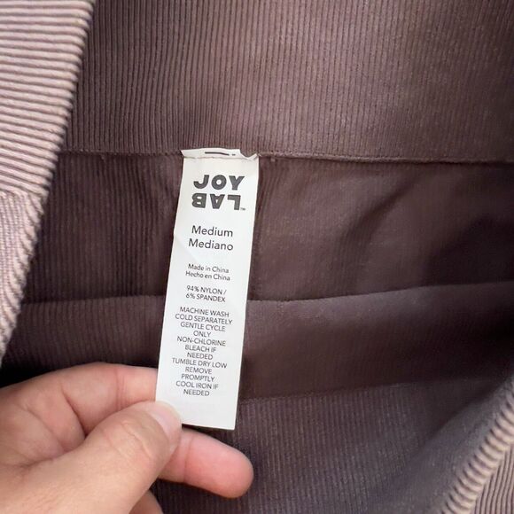 LabJoy Women’s Brown Seamless Support Fit Active Pants Medium - Picture 3 of 5